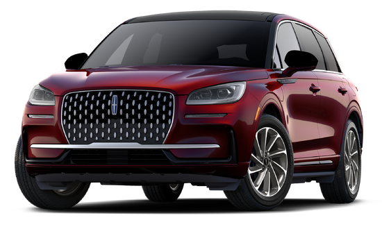 A sleek, red SUV with a distinctive grille and modern LED headlights, exuding luxury and style. The vehicle is set against a white background.