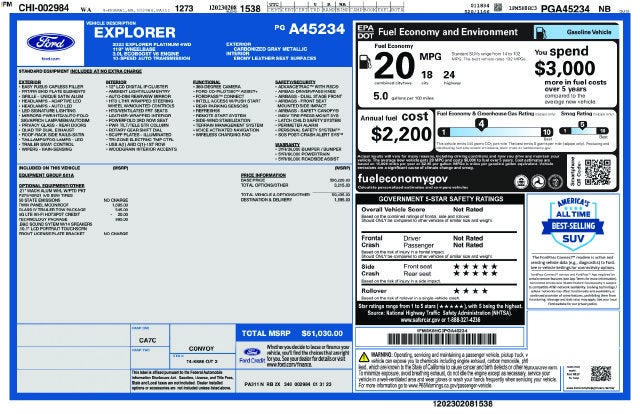 2023 Ford Explorer Platinum