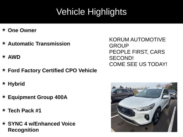 2025 Ford Escape Hybrid ST-Line Select