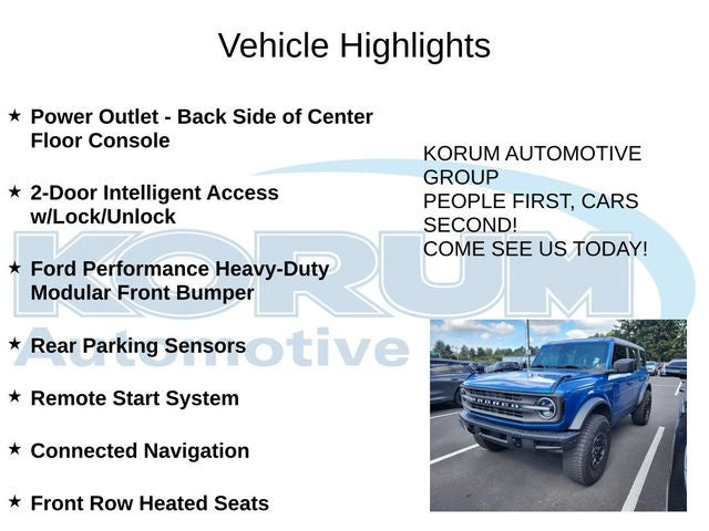 2022 Ford Bronco Black Diamond
