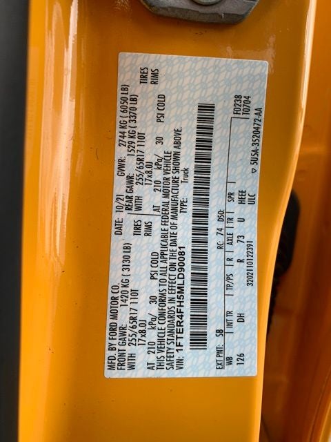 2021 Ford Ranger Lariat