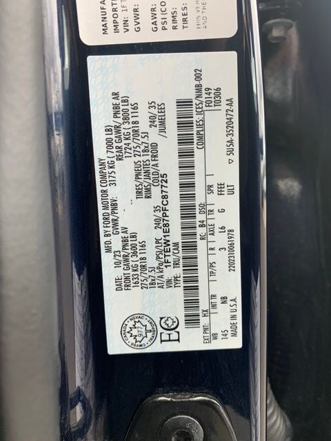 2023 Ford F-150 Tremor