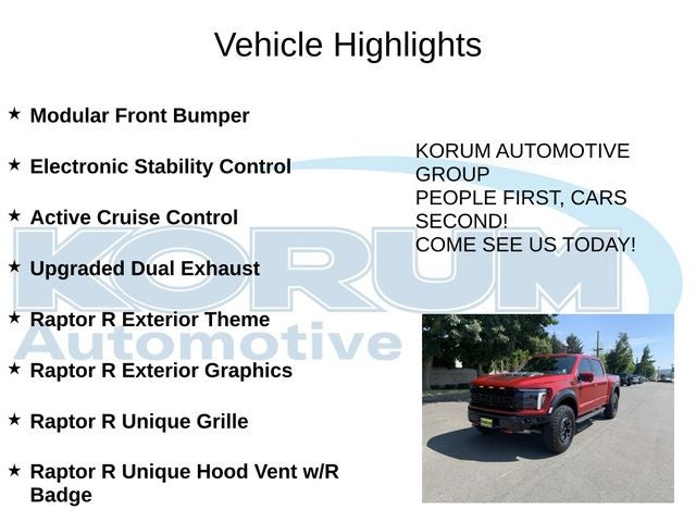 2025 Ford F-150 Raptor R