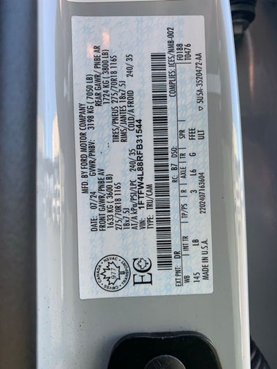 2024 Ford F-150 Tremor