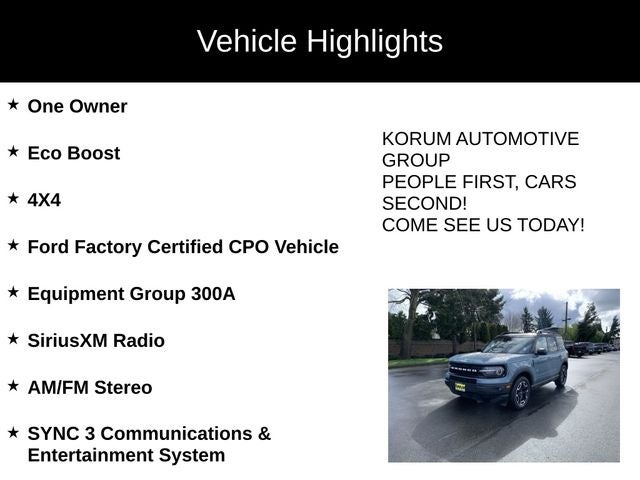 2022 Ford Bronco Sport Outer Banks