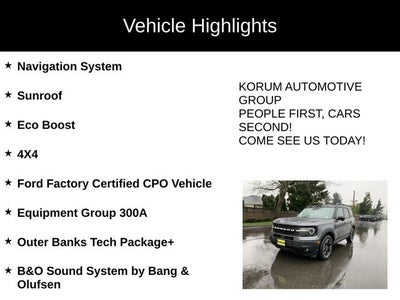 2025 Ford Bronco Sport Outer Banks