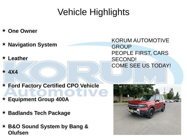 2025 Ford Bronco Sport Badlands