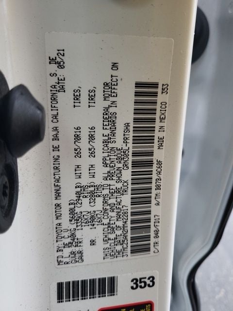 2021 Toyota Tacoma TRD Off-Road V6