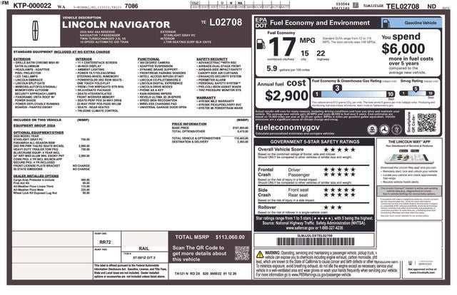 2026 Lincoln Navigator Reserve