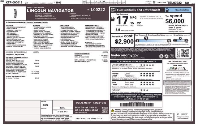 2026 Lincoln Navigator L Reserve