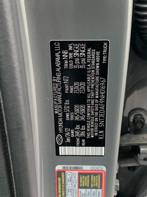 2022 Hyundai Santa Cruz Limited