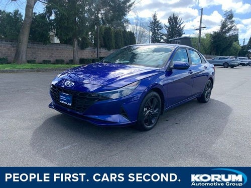 2023 Hyundai Elantra Hybrid Blue