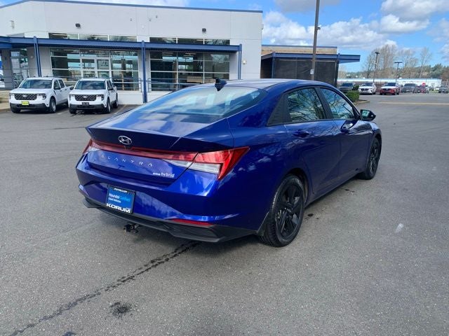 2023 Hyundai Elantra Hybrid Blue