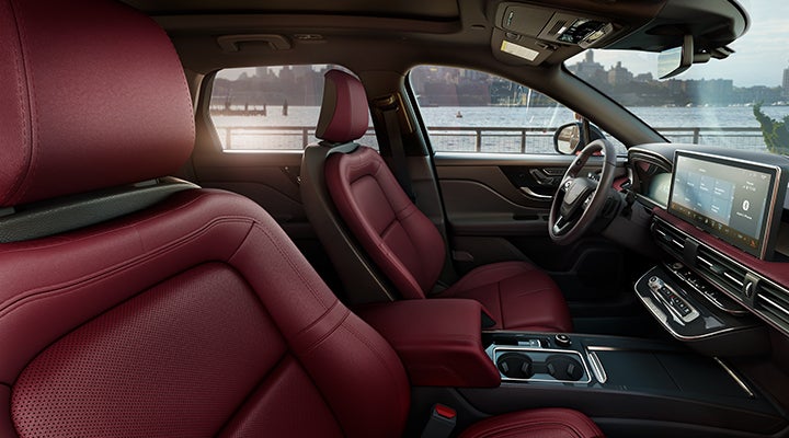 The available Perfect Position front seats in the 2024 Lincoln Corsair® SUV are shown. | Korum Lincoln in Puyallup WA