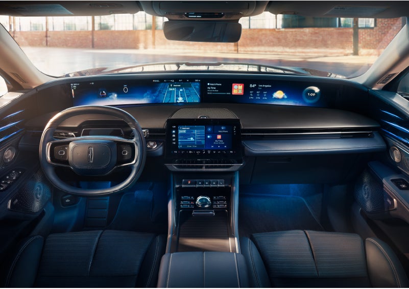 The panoramic display is shown in a 2024 Lincoln Nautilus® SUV. | Korum Lincoln in Puyallup WA