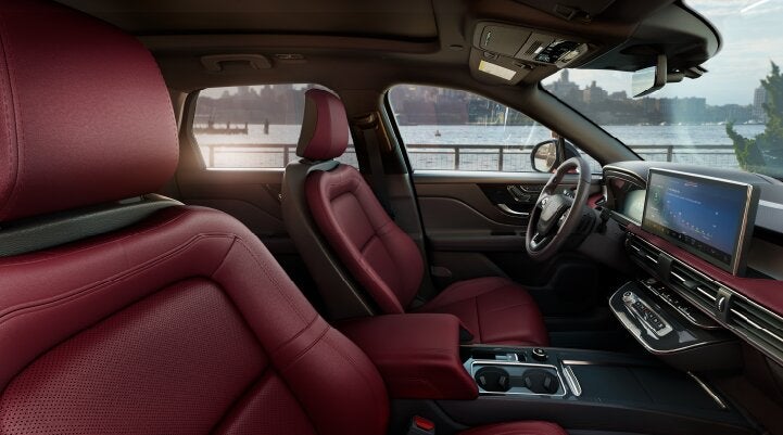 The available Perfect Position front seats in the 2025 Lincoln Corsair® SUV are shown. | Korum Lincoln in Puyallup WA