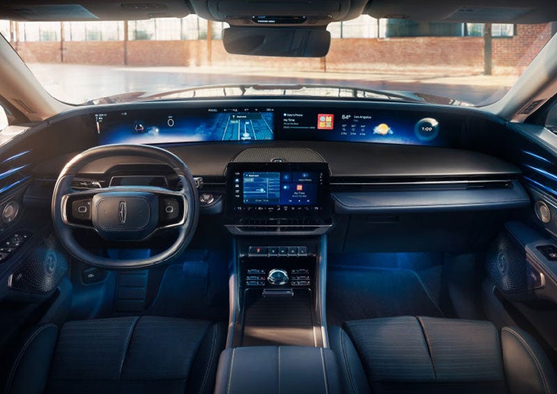 The panoramic display is shown in a 2025 Lincoln Nautilus® SUV. | Korum Lincoln in Puyallup WA