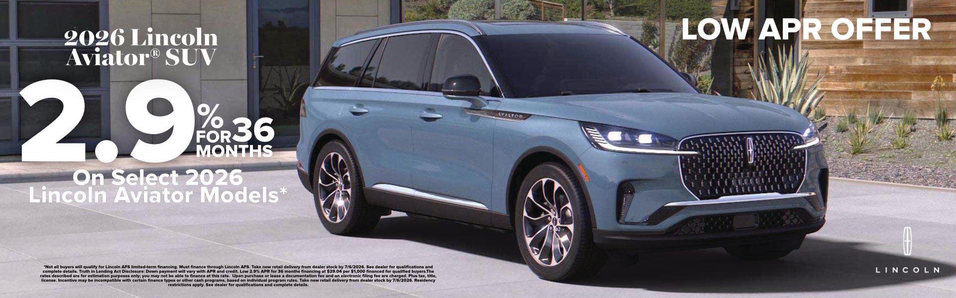 2025 Aviator Lease