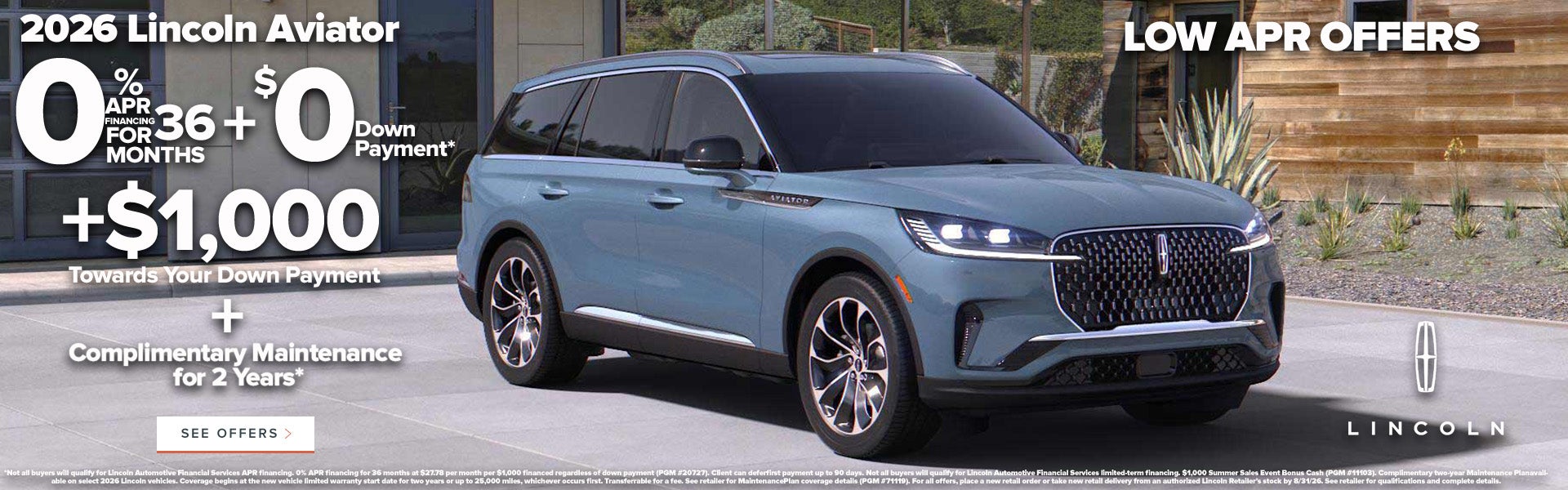 2026 Aviator Lease