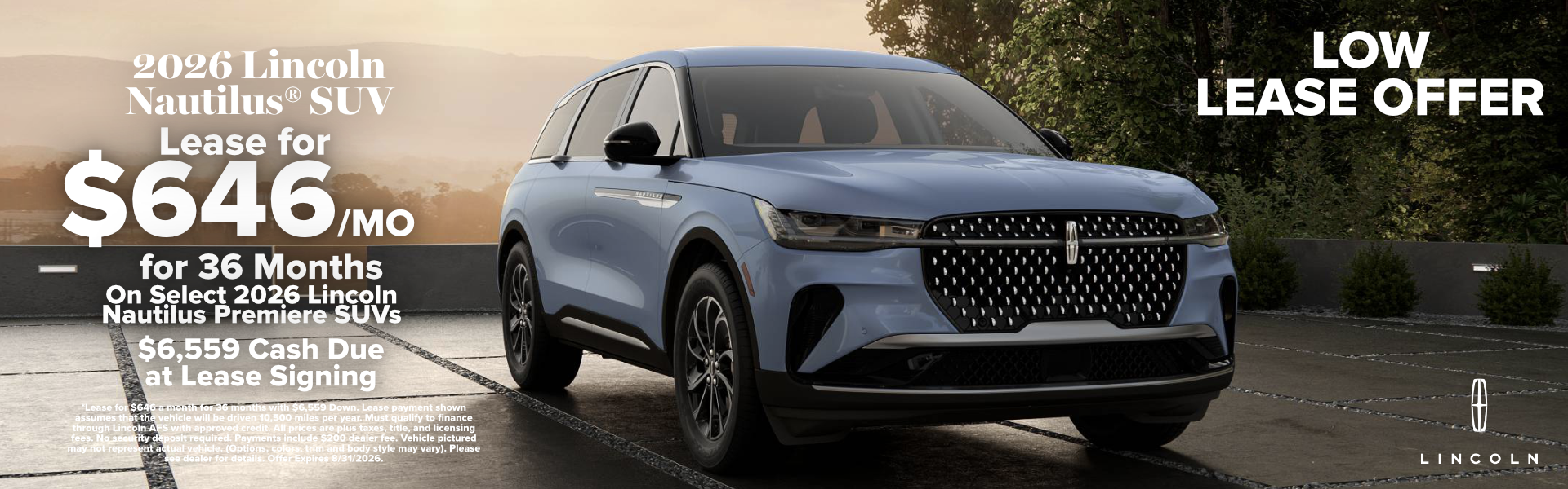 2026 Nautilus Lease