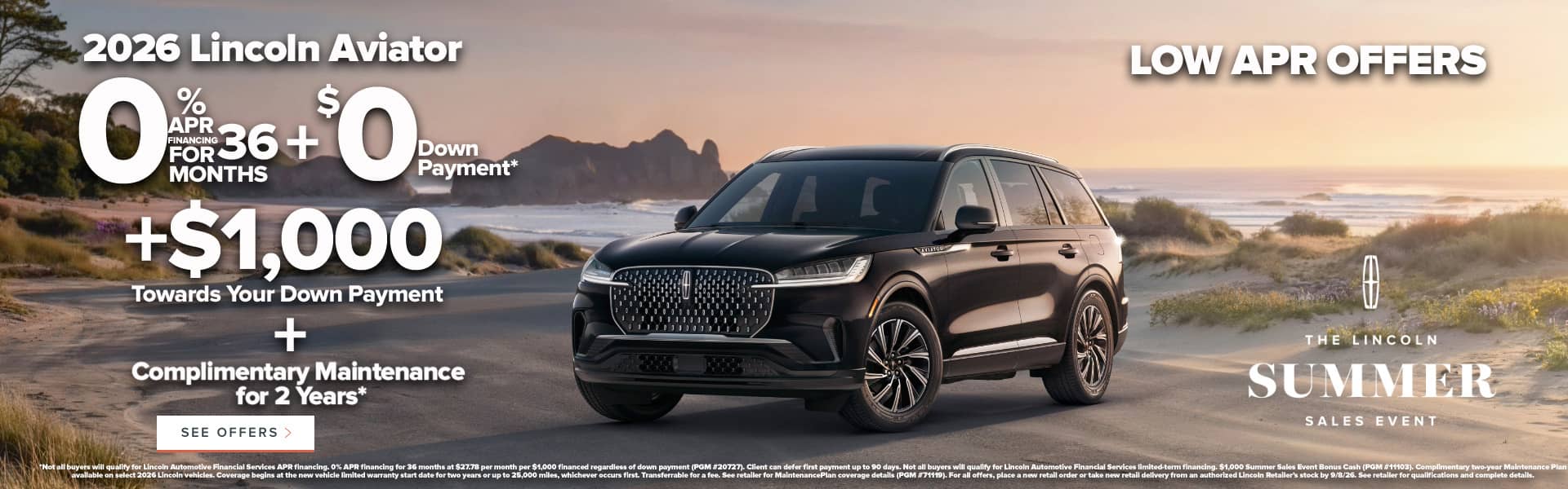 2026 Aviator Lease