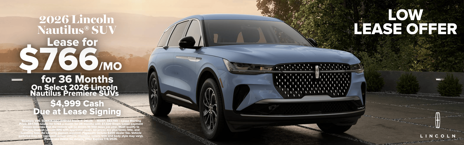 2026 Nautilus Lease