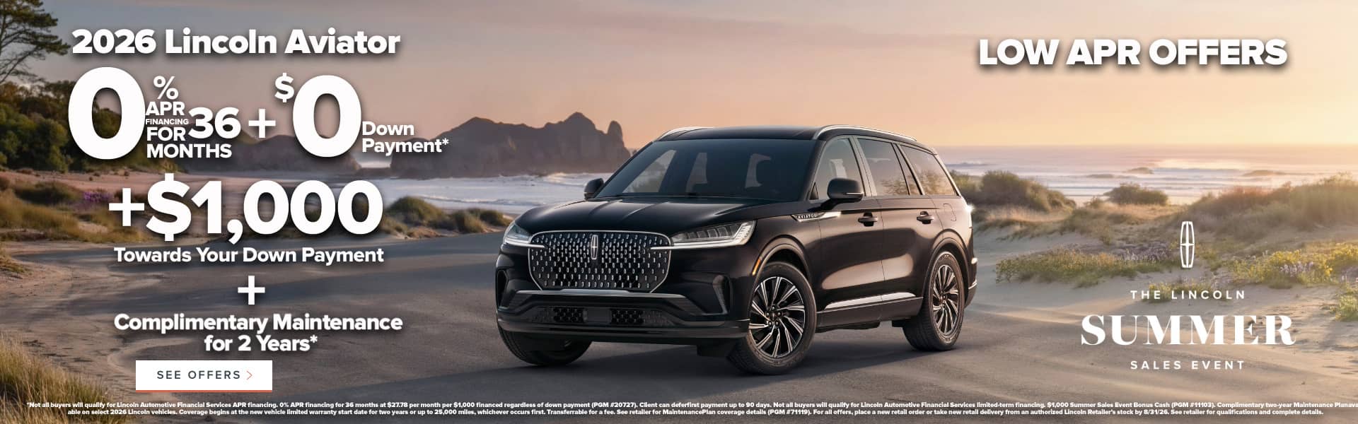2026 Aviator Lease