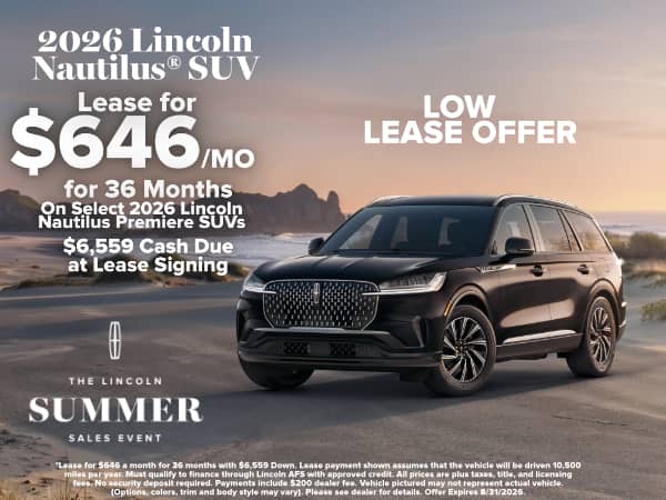 2026 Nautilus Lease